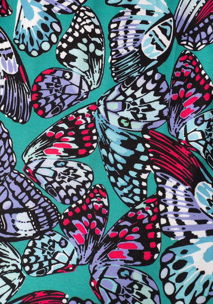 Jolene Butterfly Wings Print Dress
