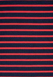 Josephine Navy & Red Stripe Dress