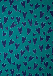 Karlie Linear Heart Print Dress