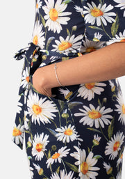Kaylee Large Daisy Print Culotte Jumpsuit