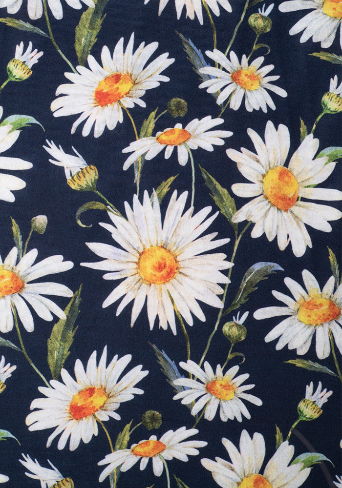 Kaylee Large Daisy Print Culotte Jumpsuit