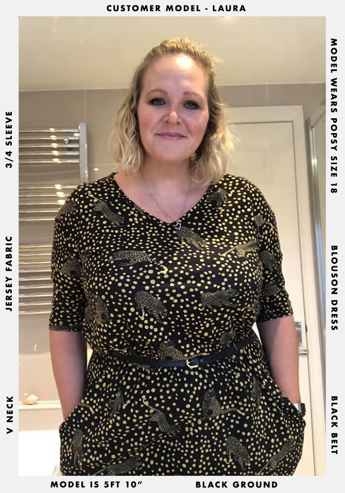 Laura Leopard Print Dress