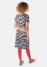 Lena Llama Print Dress