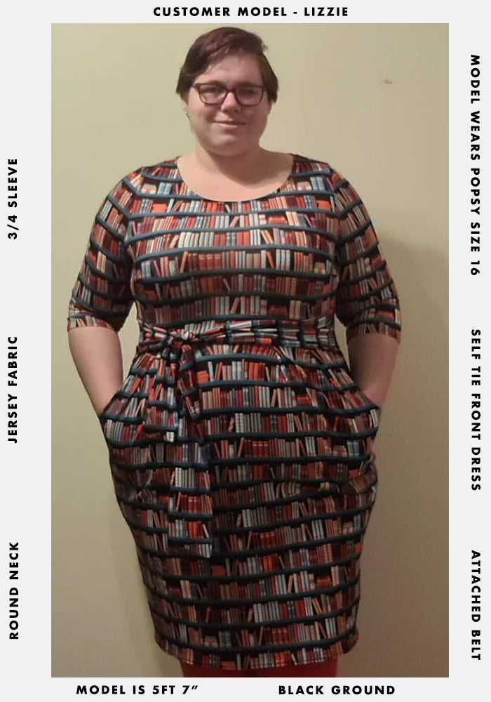Blaze Book Print Dress
