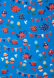 Children's Tea Party Print Dress (Lizzy)