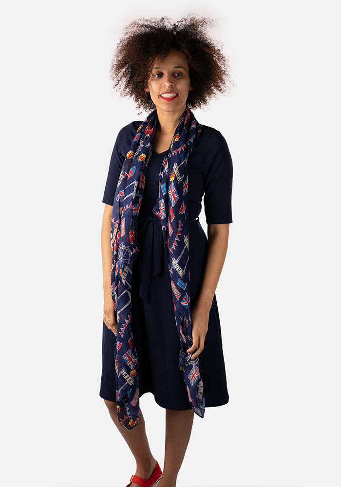 London Print Scarf