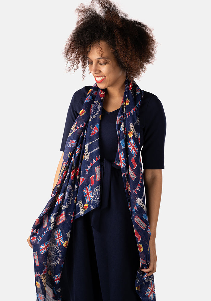 London Print Scarf