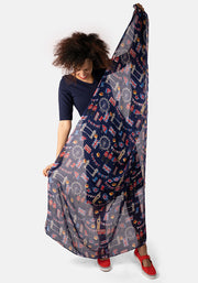 London Print Scarf