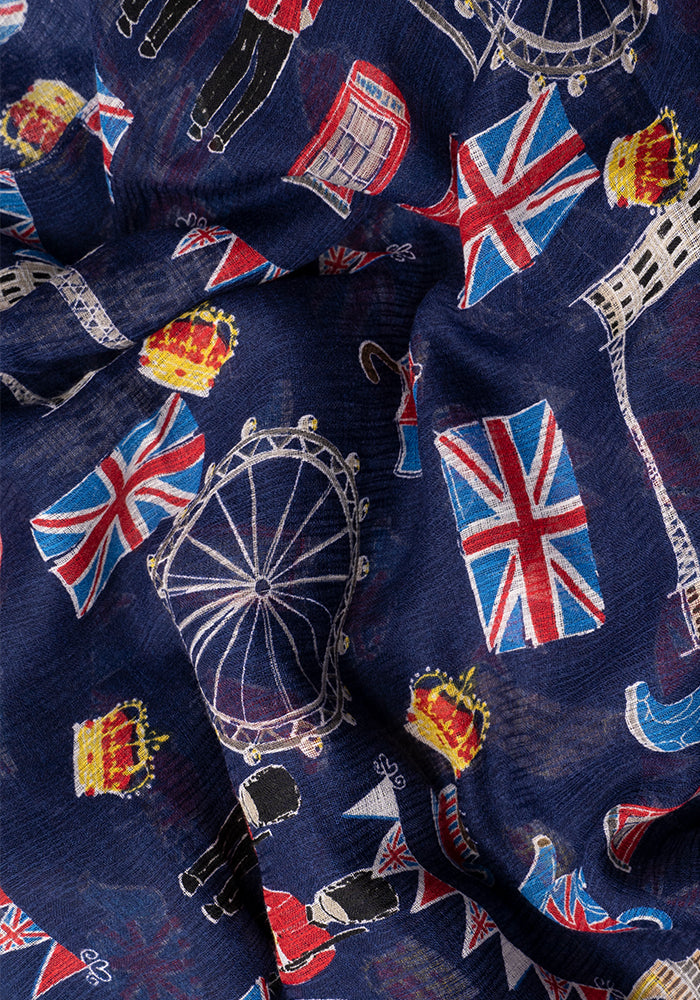 London Print Scarf