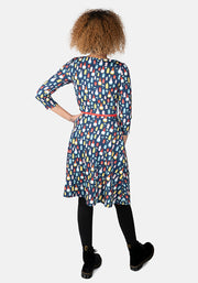 Lorifi Gnome Print Dress