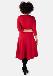 Love Red Midi Dress