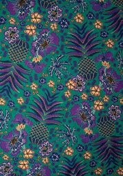 Loz Tropical Pineapple Print Midi Dress