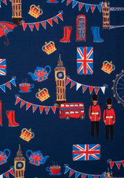 Majesty Celebrate London Print Dress