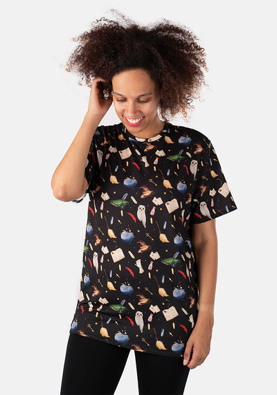 Maleficent Wizard Print Unisex Adults T-Shirt