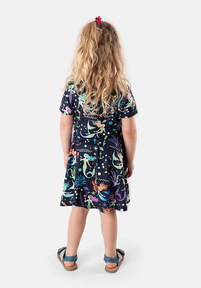 Mermaid Print Dress (Marisa)