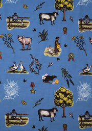 Children's Animal Barnyard Print Dress (Martha)