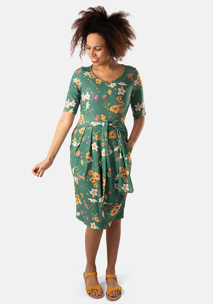 Maysa Spring Floral Print Dress