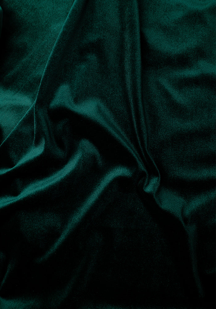 Midori Green Velvet Dress