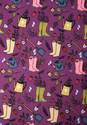 Millie Wellies & Watering Can Print Dress