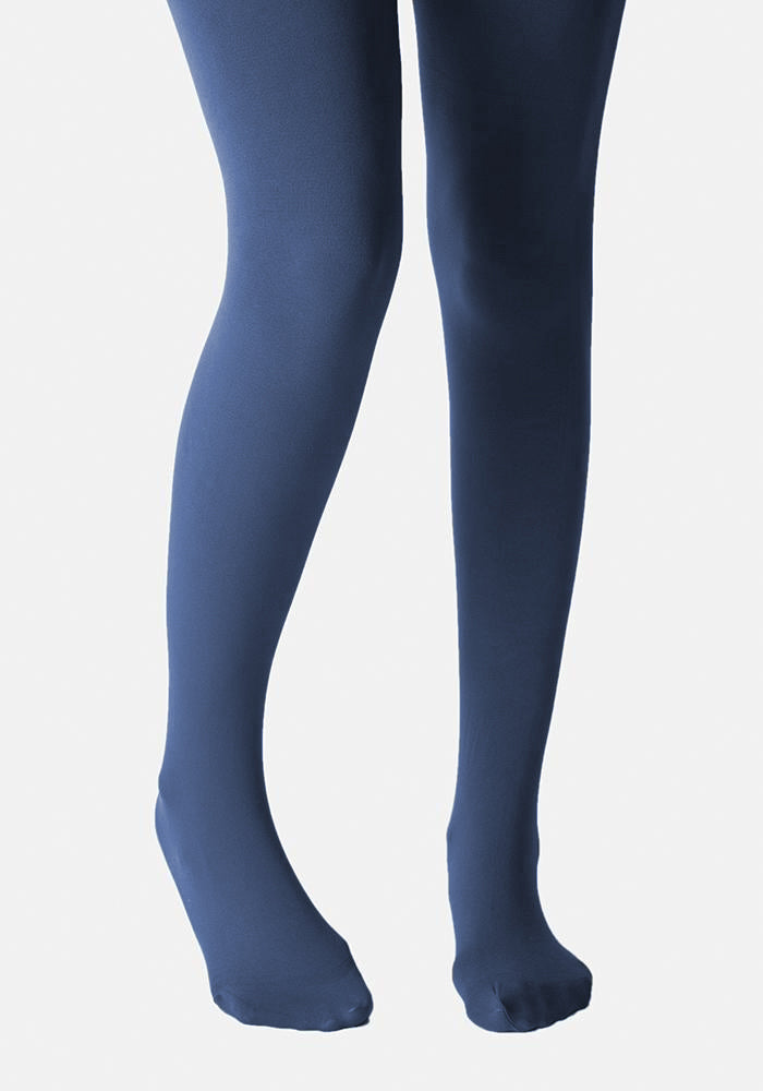 Second angle of Premium 80 Denier Tights Midnight Blue