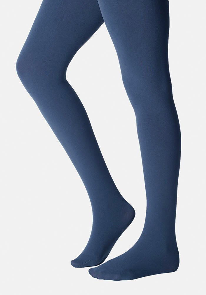 Front view of Premium 80 Denier Tights Midnight Blue