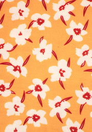 Mindy Yellow Floral Print Culotte Jumpsuit