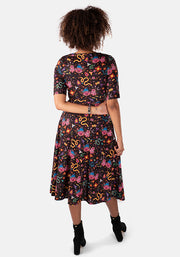 Mischa Tiger Print Midi Dress