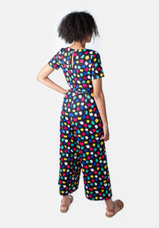 Mo Mosaic Print Culotte Jumpsuit