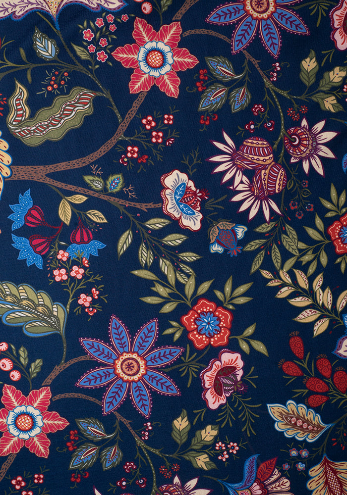 Munira Nordic Paisley Print Midi Dress