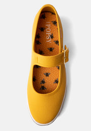 Mustard Mary Jane Pumps