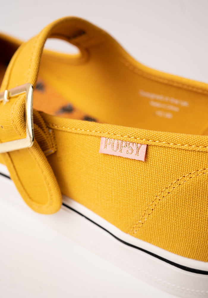 Mustard Mary Jane Pumps