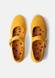 Mustard Mary Jane Pumps