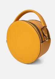 Round Mustard Premium Cross Body Bag