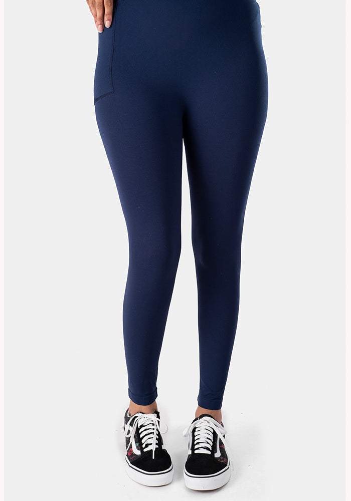 Front view of Navy Popsy Longpops - Comfortable &amp; Versatile Layering Essential