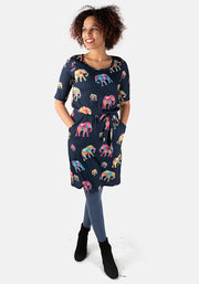 Nellie Elephant Print Dress