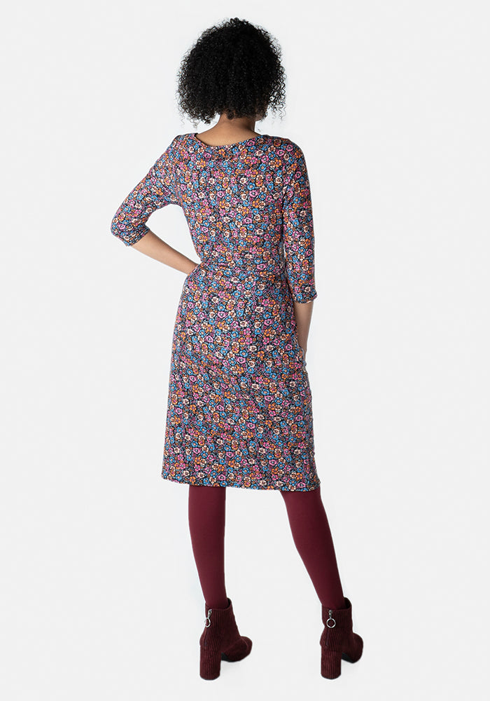 Nina Floral Print Dress