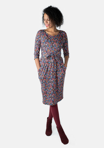 Nina Floral Print Dress