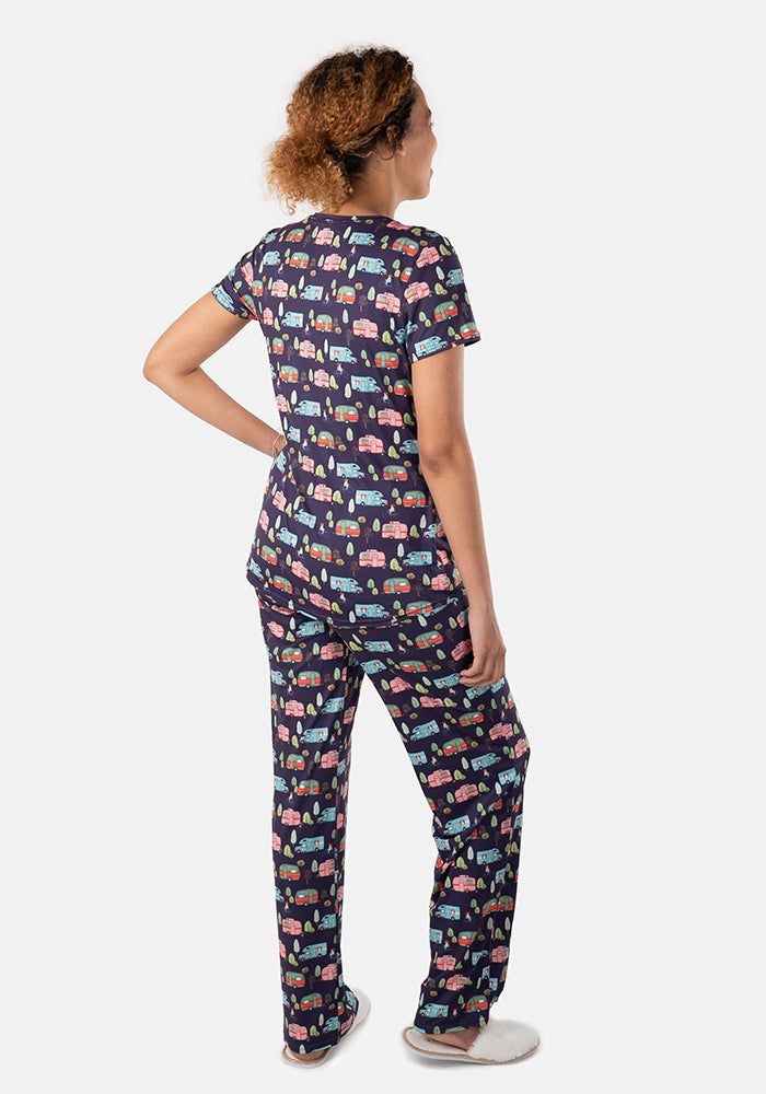 Ollie Camper Van Print Pyjama Set