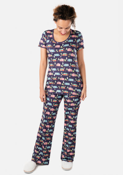 Ollie Camper Van Print Pyjama Set