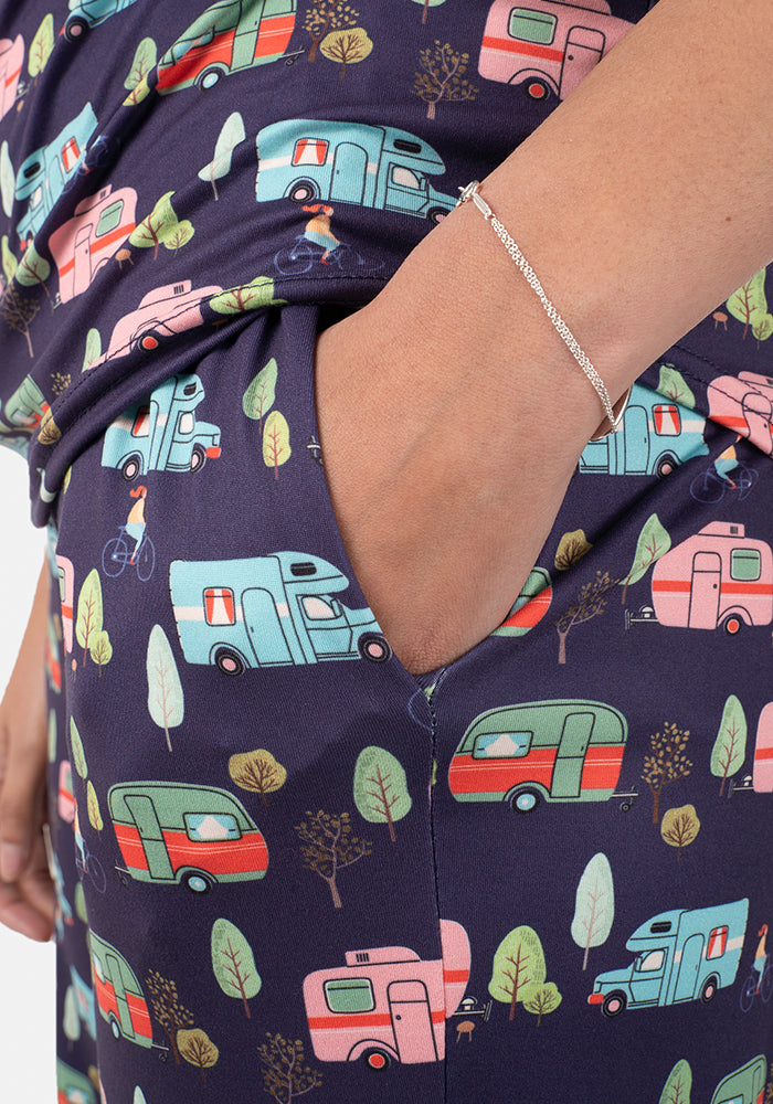 Ollie Camper Van Print Pyjama Set