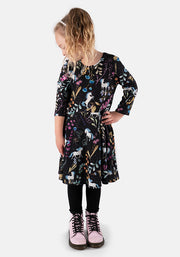 Children's Magical Unicorn Print Dress (Olympia)