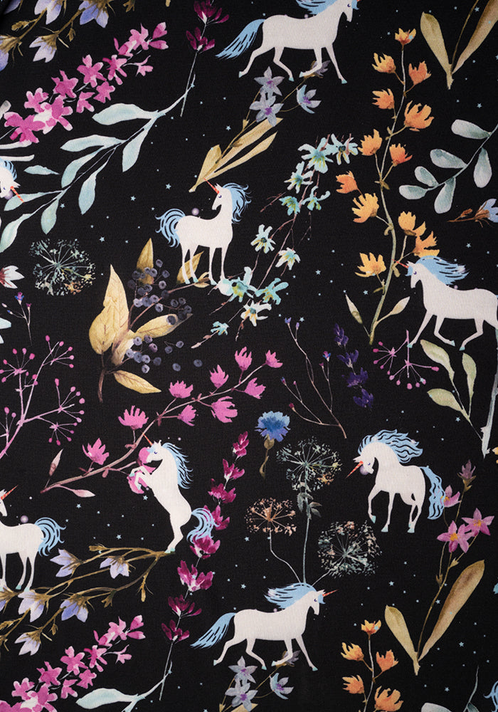 Children's Magical Unicorn Print Dress (Olympia)