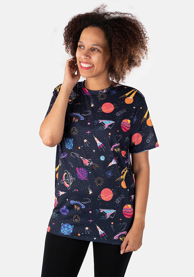 Orion Planet & Space Print Unisex Adults T-Shirt