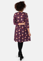 Otus Pretty Owl Print Dress