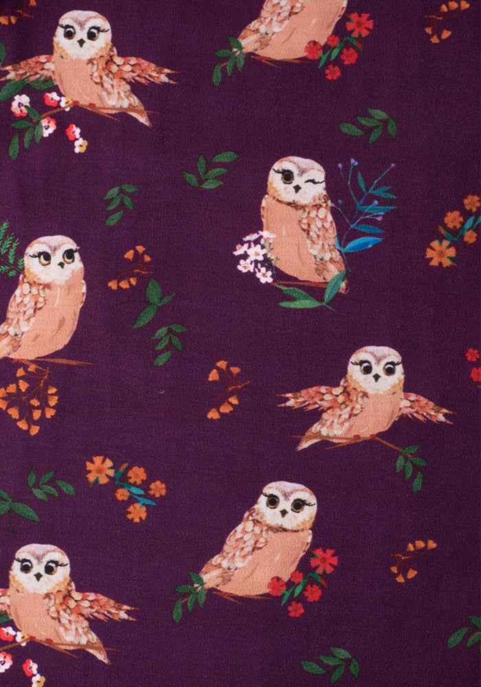 Otus Pretty Owl Print Dress