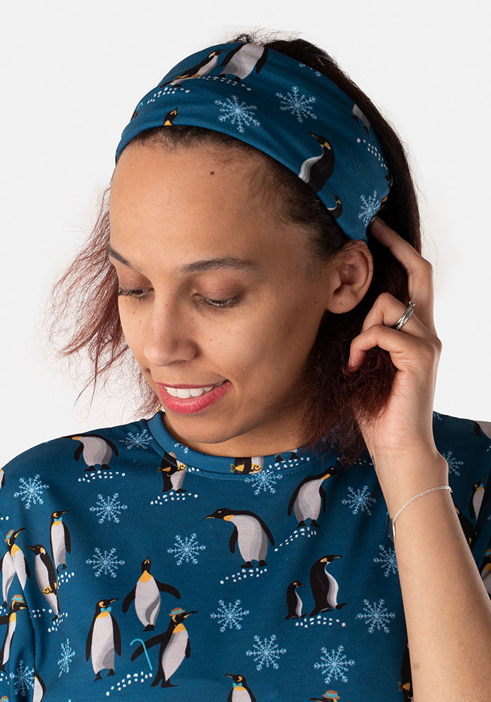 Pablo Penguin Print Reversible Popover