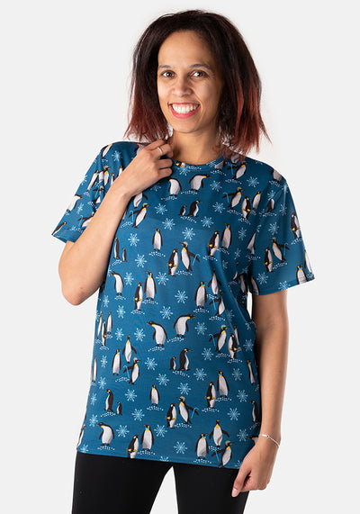 Penguin Print Adults T-Shirt (Pablo)