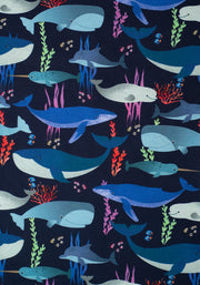 Pacific Whale Family Print Dress
