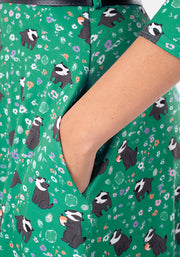 Paisley Badger Print Dress