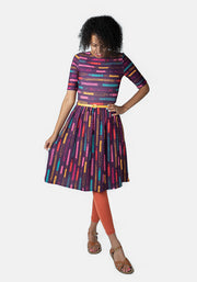 Parker Reversible Pencil Print Dress